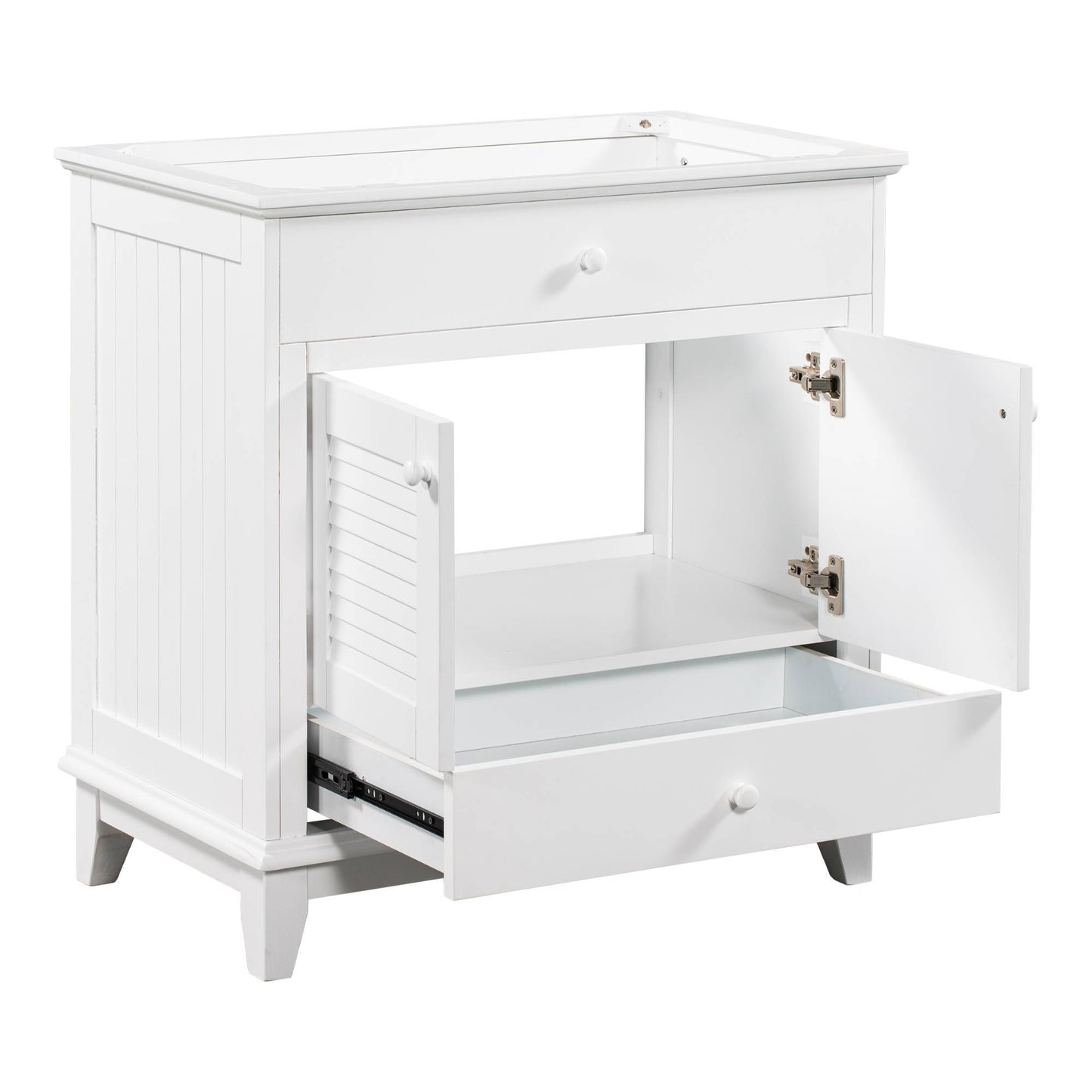 Bathroom Vanity Base,Bathroom Cabinet With Two Doors And One Drawer