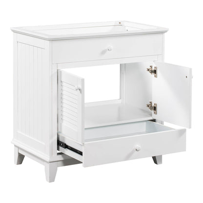 Bathroom Vanity Base,Bathroom Cabinet With Two Doors And One Drawer
